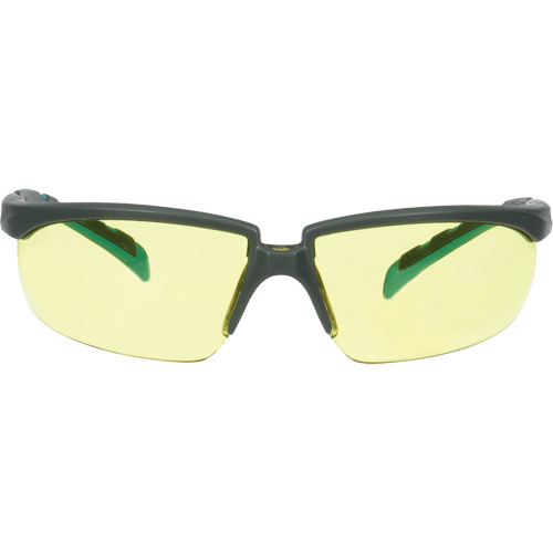 Solus 2000 Series Safety Glasses, Amber Lens, Anti-Fog/Anti-Scratch, ANSI Z87+ Equipex