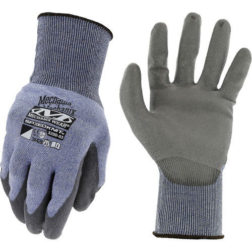 Gants r&eacute;sistants aux coupures SpeeKnit B2, Taille Moyen/8, Calibre 15, Rev&ecirc;tement Polyur&eacute;thane, Enveloppe en PEHP, ASTM ANSI niveau A2/EN 388 niveau B Equipex