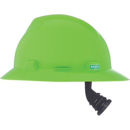 Casque de s&eacute;curit&eacute; &agrave; fente et bordure compl&egrave;te V-Gard, R&eacute;pond aux normes CSA type 1, Suspension Rochet, Non ventil&eacute; Equipex