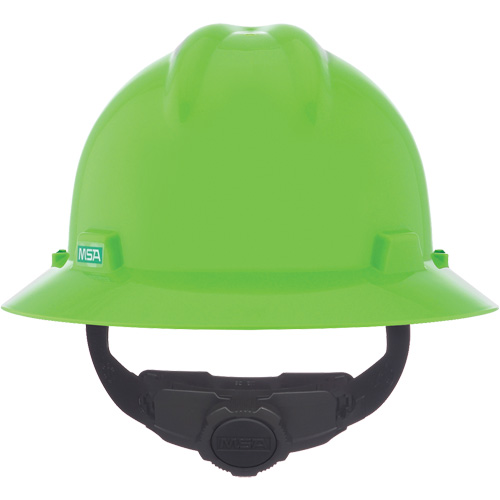 Casque de s&eacute;curit&eacute; &agrave; fente et bordure compl&egrave;te V-Gard, R&eacute;pond aux normes CSA type 1, Suspension Rochet, Non ventil&eacute; Equipex