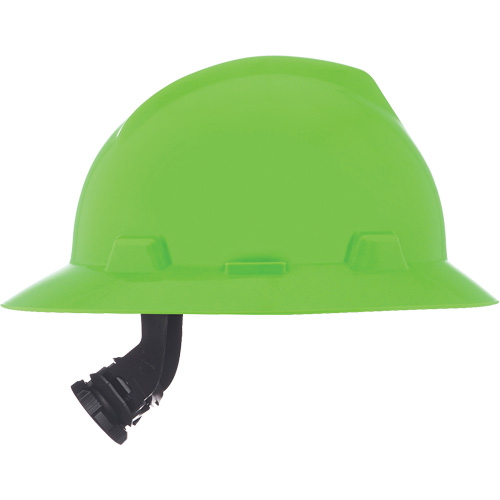 Casque de s&eacute;curit&eacute; &agrave; fente et bordure compl&egrave;te V-Gard, R&eacute;pond aux normes CSA type 1, Suspension Rochet, Non ventil&eacute; Equipex