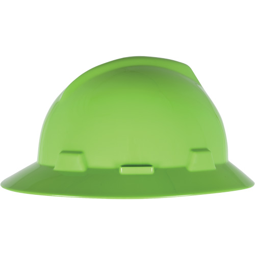 V-Gard&reg; Slotted Full-Brim Hardhat, Pinlock Suspension, Non-Vented Equipex