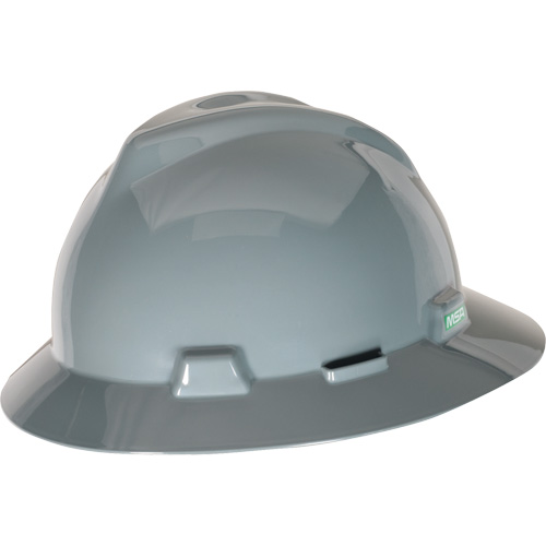 Casque de s&eacute;curit&eacute; &agrave; fente et bordure compl&egrave;te V-Gard, Suspension &agrave; douille, Non ventil&eacute; Equipex