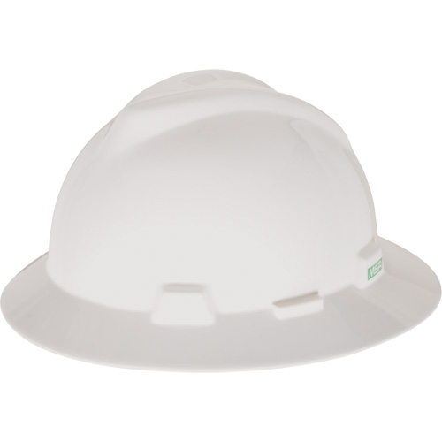 Casque de s&eacute;curit&eacute; &agrave; fente et bordure compl&egrave;te V-Gard, Suspension &agrave; douille, Non ventil&eacute; Equipex