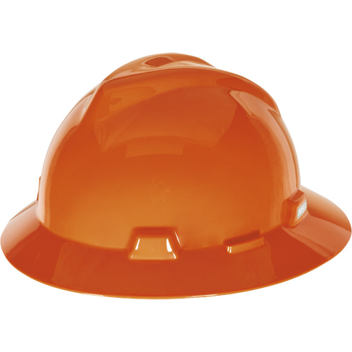 Casque de s&eacute;curit&eacute; &agrave; fente et bordure compl&egrave;te V-Gard, Suspension &agrave; douille, Non ventil&eacute; Equipex