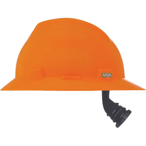 Casque de s&eacute;curit&eacute; &agrave; fente et bordure compl&egrave;te V-Gard, R&eacute;pond aux normes CSA type 1, Suspension Rochet, Non ventil&eacute; Equipex