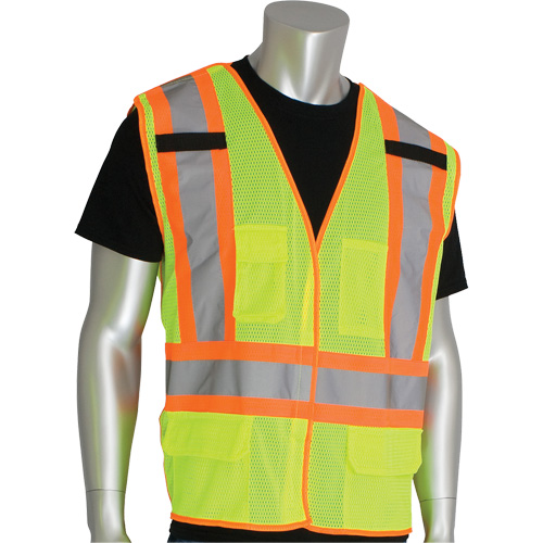 Veste d&eacute;tachable haute visibilit&eacute; Pip Dynamic, Jaune lime haute visibilit&eacute;, T-Grand, Polyester Equipex