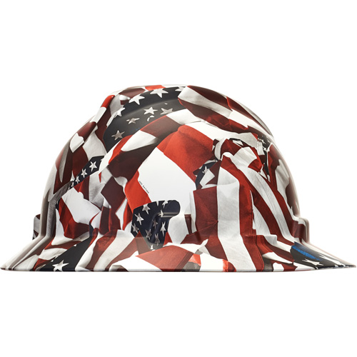 Casque de s&eacute;curit&eacute; &agrave; bordure compl&egrave;te Hydro Dip V-Gard, R&eacute;pond aux normes CSA type 1, Suspension Rochet, Non ventil&eacute; Equipex