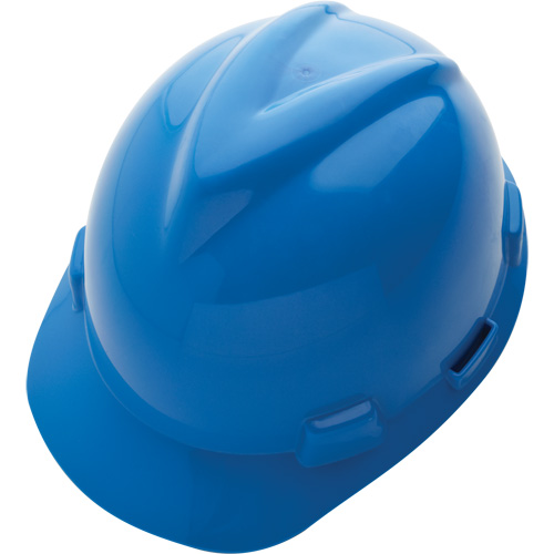 Casque de s&eacute;curit&eacute; avec rainures GREEN V-Gard, R&eacute;pond aux normes CSA type 1, Suspension Rochet Equipex
