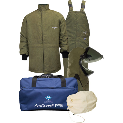 Arcguard Revolite 2XL Arc Flash Suit Kit with Lift Front Hood, 40 cal/cm² Equipex