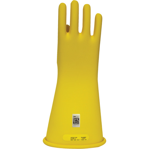Arcguard Rubber Voltage Gloves, Size 8, 10" L Equipex