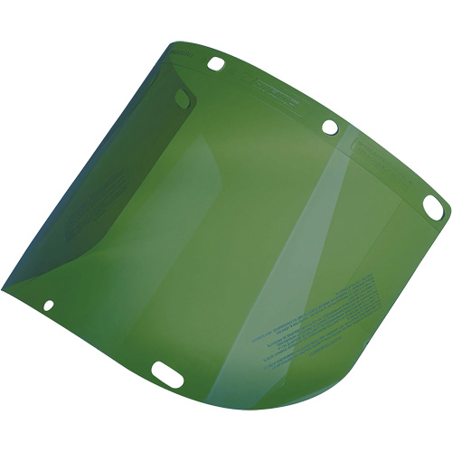 Dynamic Formed Faceshield, Polycarbonate, Green Tint Equipex