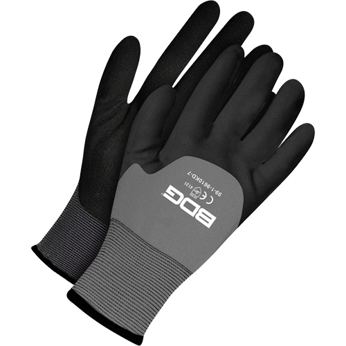 Gants enduits X-Site, 6, R&ecirc;vetement Nitrile, Calibre 15, Enveloppe en Nylon/Spand Equipex