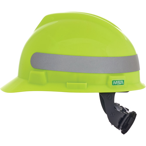 Casque de s&eacute;curit&eacute; &agrave; fentes V-Gard, R&eacute;pond aux normes CSA type 1, Suspension Rochet, Non ventil&eacute; Equipex