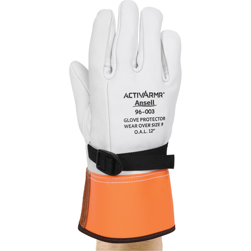 Gants de protection en cuir pour haute tension 96-003, Taille 8, 12" lo Equipex