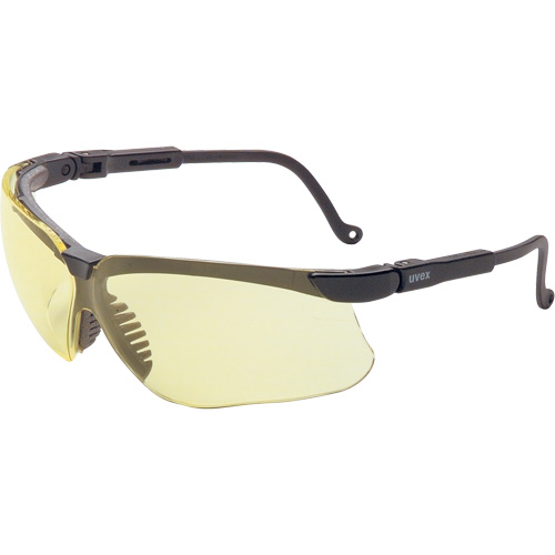 Uvex HydroShield&reg; Genesis&reg; Safety Glasses, Amber Lens, Anti-Fog/Anti-Scratch, ANSI Z87+/Meets/Exceeds CSA Z94.3 Equipex