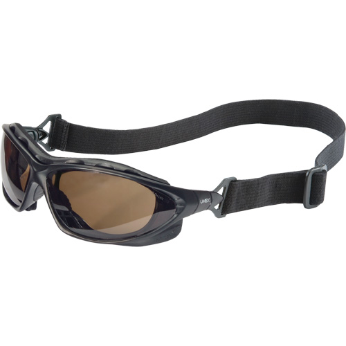 Uvex HydroShield&reg; Seismic&reg; Safety Goggles, SCT-Grey Lens, Anti-Fog/Anti-Scratch, Closed Vent Equipex
