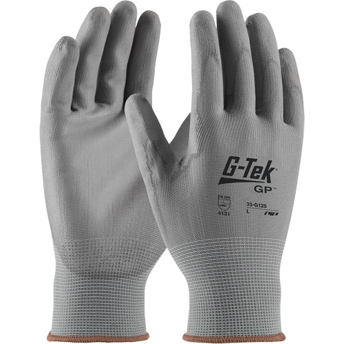 Gants enduits G-Tek GP, 2T-Grand, R&ecirc;vetement Polyur&eacute;thane, Calibre 13, Enveloppe en Nylon Equipex
