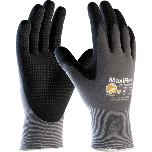 ATG MaxiFlex&reg; Endurance Coated Gloves, Small, Foam Nitrile Coating, 15 Gauge, Nylon/Lycra&reg; Shell Equipex