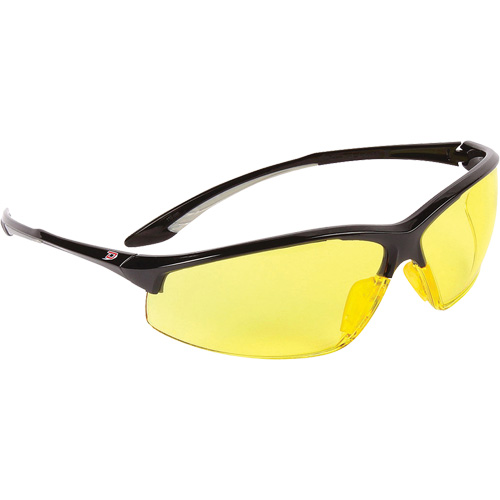 Dynamic Hummingbird Semi-Rimless Safety Glasses, Amber Lens, Anti-Fog, ANSI Z87+/Meets/Exceeds CSA Z94.3 Equipex