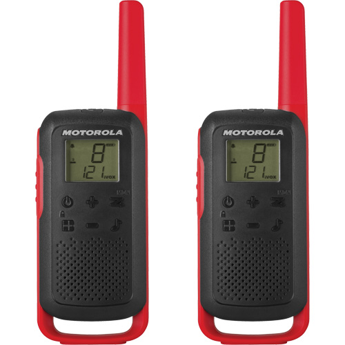 Radios bidirectionnelles Talkabout, Bande FRS, 22 canaux, Port&eacute;e 32 km Equipex