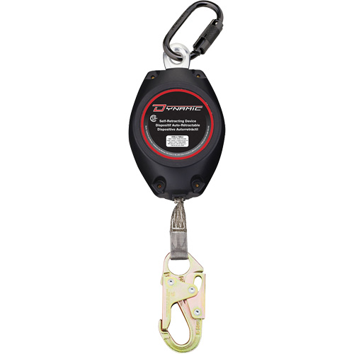 Dynamic Self-Retracting Lifeline, 20', Dyneema&reg;, Swivel Equipex