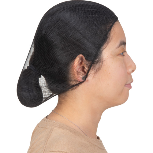 Hair Nets, Nylon, 21", Brown Equipex