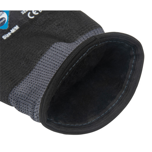 Gants enduits ZX-30° de premi&egrave;re qualit&eacute;, Grand, R&ecirc;vetement Mousse de PVC, Calibre 15, Enveloppe en Nylon Equipex