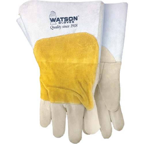 Mad Cow Welding Gloves, Grain Cowhide, Size Large Equipex