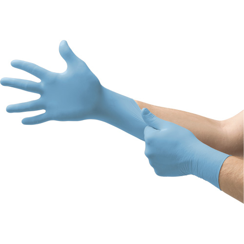 N20 Disposable Gloves, Small, Nitrile, 4.7-mil, Powder-Free, Blue Equipex