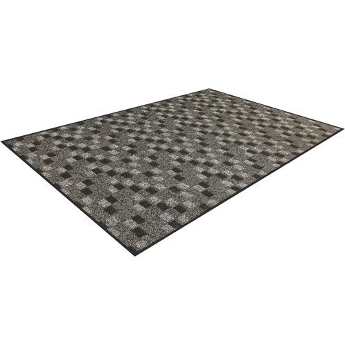Tapis de vestibule Terra Nova classique, Essuie-pieds, 6' x 10' x 5/16", Charbon Equipex