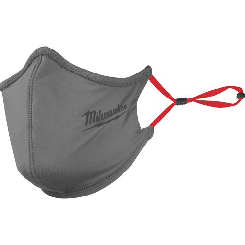 2-Layer Face Mask, Nylon/Polyester/Spandex, Grey Equipex