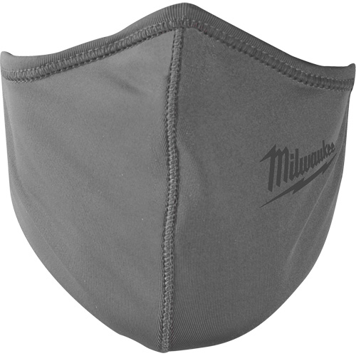 2-Layer Face Mask, Nylon/Polyester/Spandex, Grey Equipex