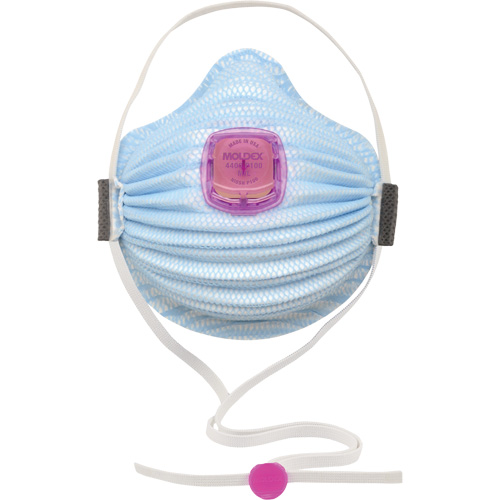 Respirateur de la s&eacute;rie AirWave 4400 avec Smartstrap et garniture d'&eacute;tanch&eacute;it&eacute; int&eacute;grale en mousse, P100, Certifi&eacute; NIOSH, Moyen/grand Equipex