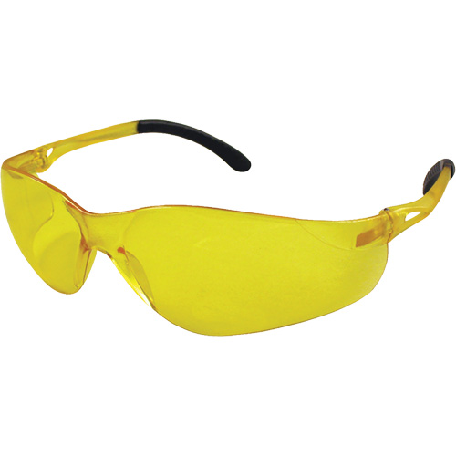 Lunettes de s&eacute;curit&eacute; Sen-Tec, Lentille Ambr&eacute;e, Anti-&eacute;gratignures, R&eacute;pond ou surpasse la norme CSA Z94.3 Equipex