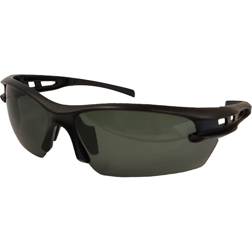 Lunettes de s&eacute;curit&eacute; Mango, Lentille Gris, Polaris&eacute;, R&eacute;pond ou surpasse la norme CSA Z94.3 Equipex