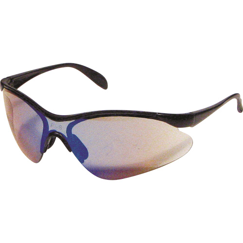 Lunettes de s&eacute;curit&eacute; Miranda, Lentille Miroir bleu, Anti-&eacute;gratignures, R&eacute;pond ou surpasse la norme CSA Z94.3 Equipex