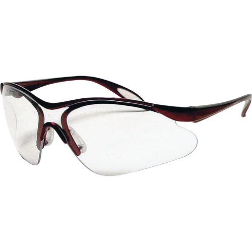 Lunettes de s&eacute;curit&eacute; Miranda, Lentille Transparent, Anti-&eacute;gratignures, R&eacute;pond ou surpasse la norme CSA Z94.3 Equipex