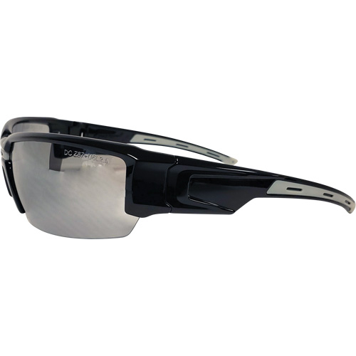 Lunettes de s&eacute;curit&eacute; Hartley, Lentille Miroir fum&eacute;, R&eacute;pond ou surpasse la norme CSA Z94.3 Equipex