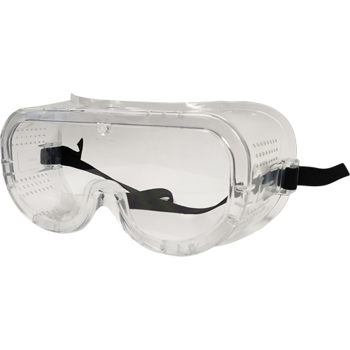 Safety-Flex Safety Goggles, Clear Lens, Anti-Fog, Direct Vent Equipex