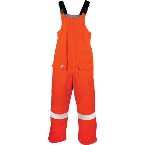 Salopette dhiver &agrave; doublure matelass&eacute;e AllOut Westex UltraSoft, Petit, Orange haute visibilit&eacute; Equipex