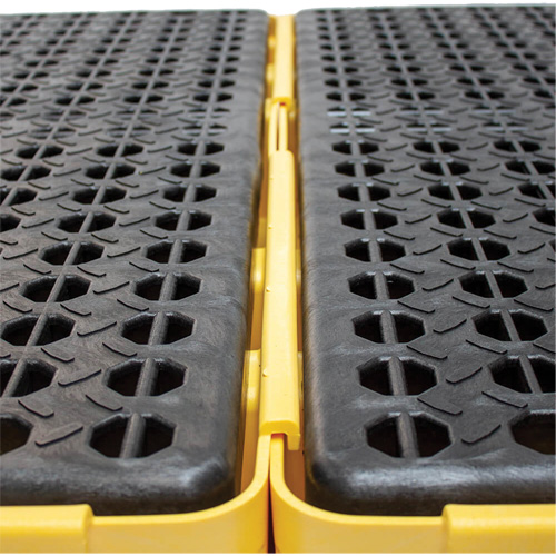 Low Profile Spill Pallet, 51 US gal. Spill Capacity, 49" x 48" x 6.5" Equipex