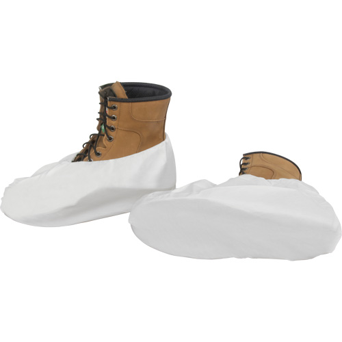 Shoe Covers, One Size, Microporous, White Equipex