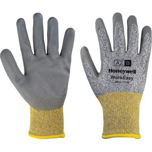 WorkEasy Cut Protective Gloves, Size 6/X-Small, 13 Gauge, Polyurethane Coated, HPPE/Glass Fibre Shell, ASTM ANSI Level A2/EN 388 Level B Equipex