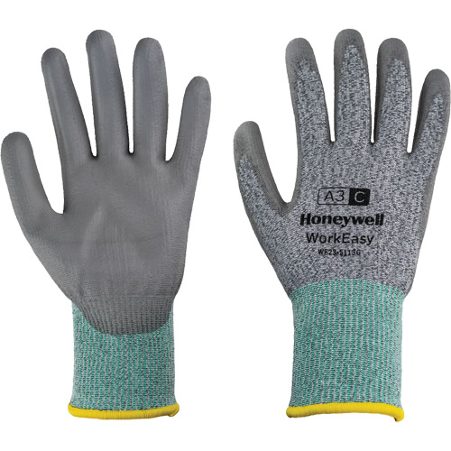 WorkEasy Cut Protective Gloves, Size 6/X-Small, 13 Gauge, Polyurethane Coated, HPPE/Glass Fibre Shell, ASTM ANSI Level A3/EN 388 Level C Equipex