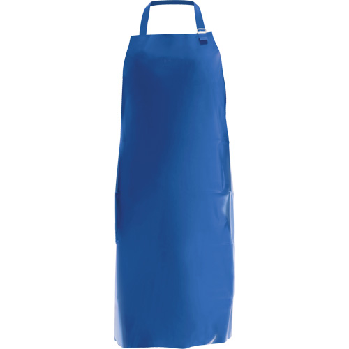 Endurosaf Bib Apron, Polyurethane, 50" L x 34" W, Blue Equipex