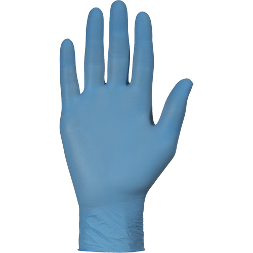 Gants jetables KeepKleen, Petit, Nitrile, 2,8 mil, Sans poudre, Bleu Equipex