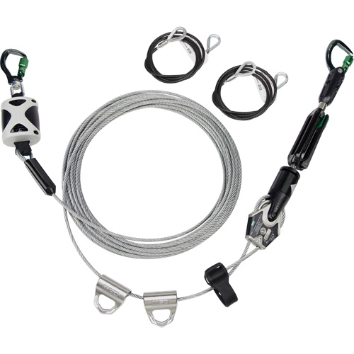 C&acirc;ble de sûret&eacute; horizontal temporaire, C&acirc;ble galvanis&eacute; Equipex