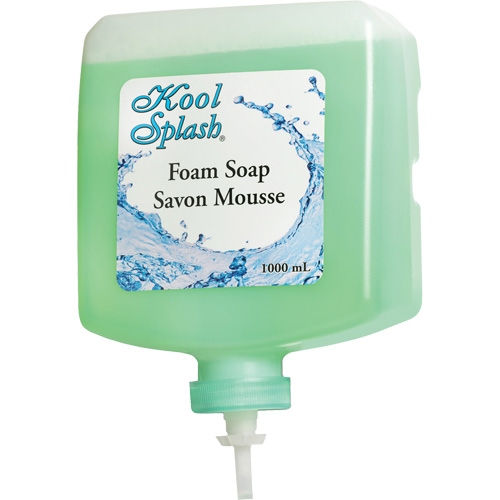 Kool Splash&reg; Soothing Aloe Soap, Foam, 1000 ml, Scented Equipex