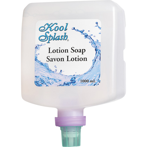 Kool Splash&reg; Clearly Lotion Soap, Cream, 1000 ml, Unscented Equipex